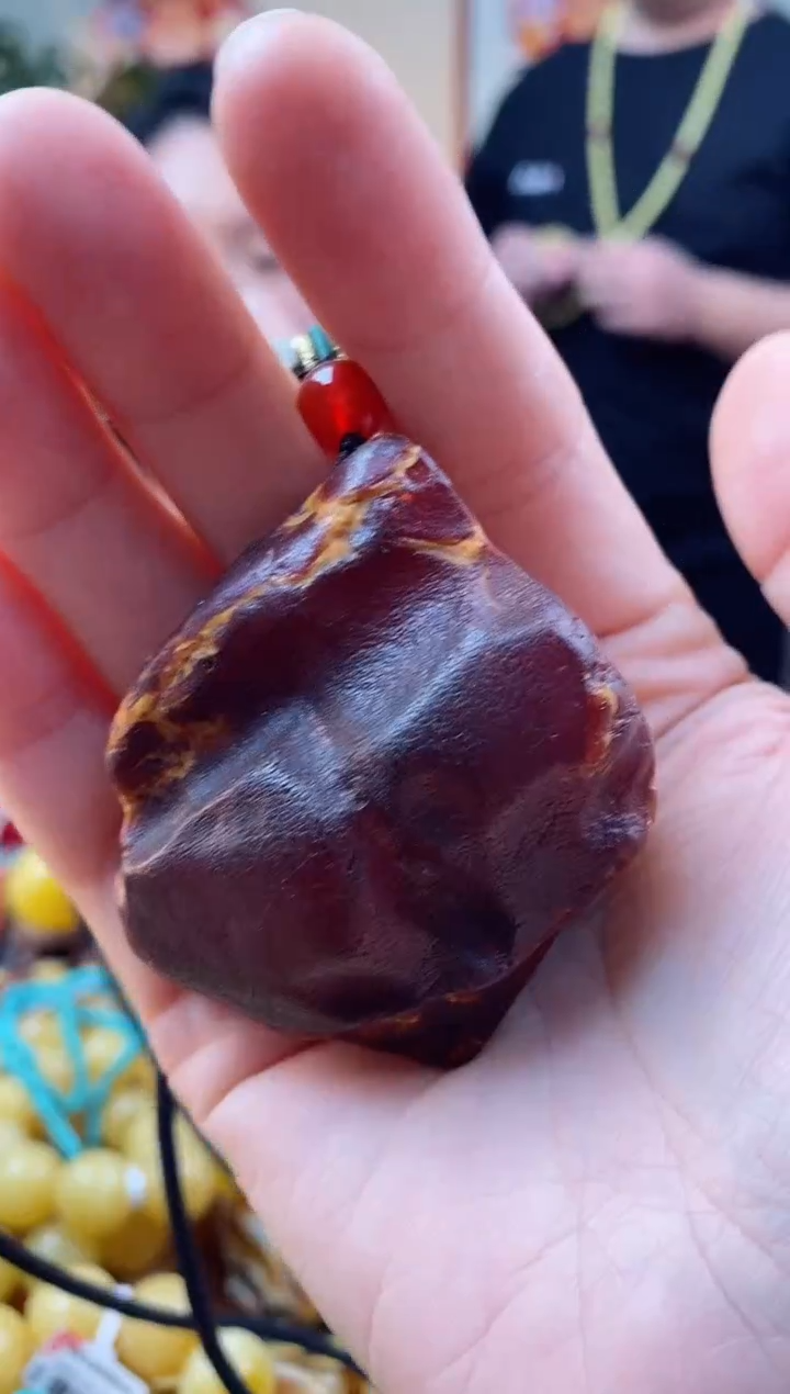 【闪购商品】琥珀颈饰未镶嵌吊坠