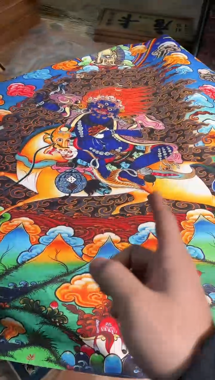 卷轴画路路的唐卡tk160