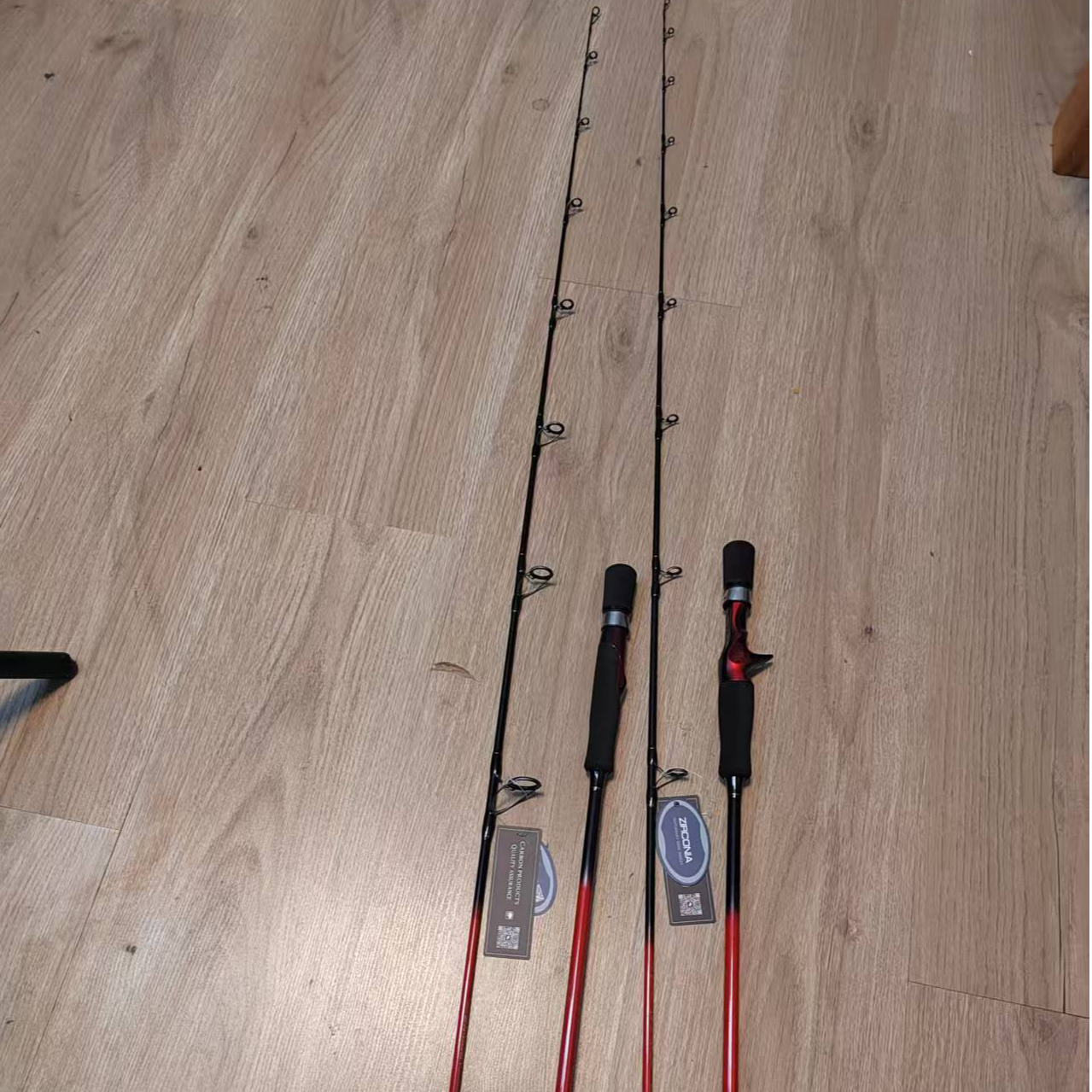 New World近海船钓铁板杆碳素实心竿稍一节半船杆兴泰导环船钓杆