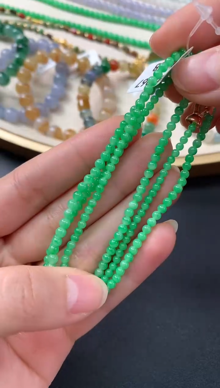 【闪购商品】翡翠项链未镶嵌D754|7999