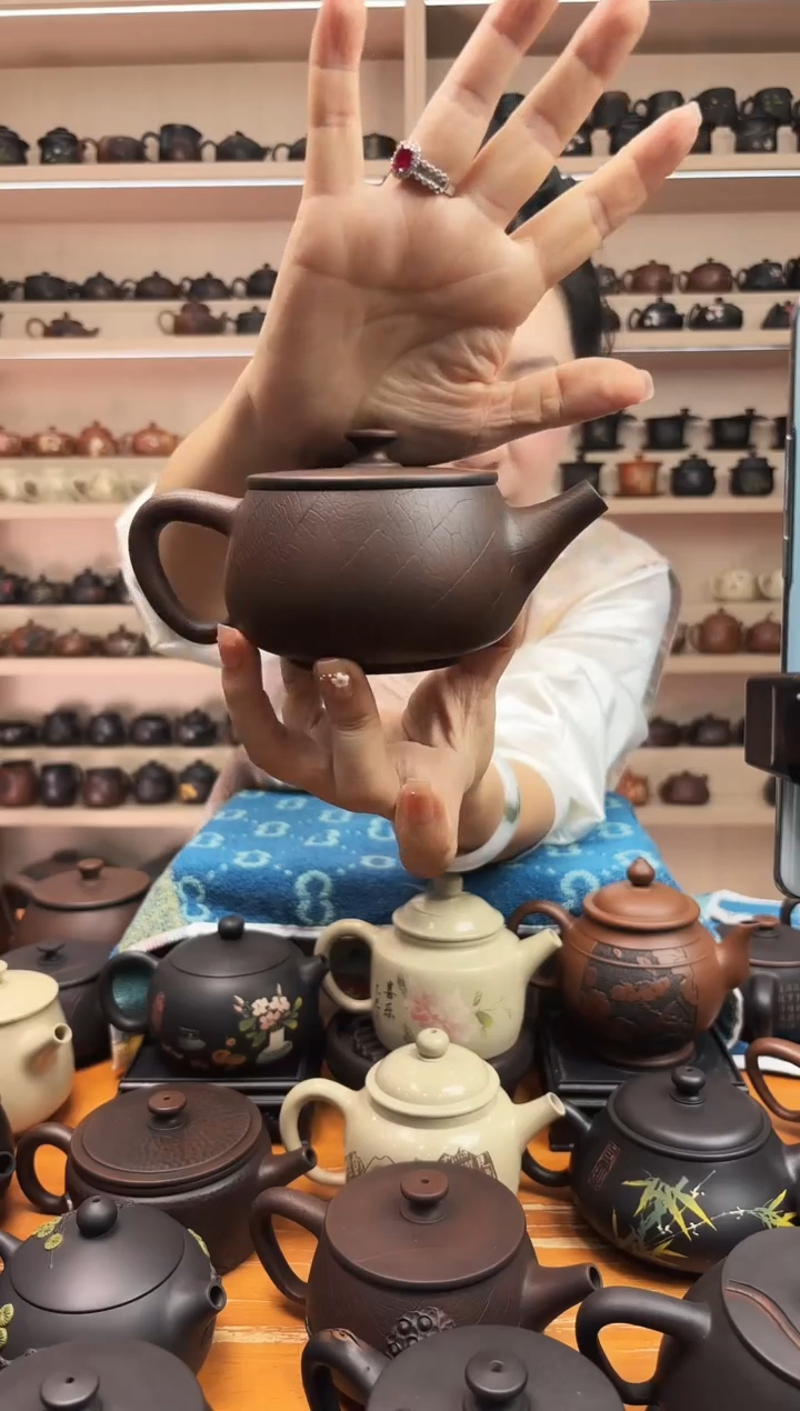 壶菩提纹汉瓦壶球孔300cc