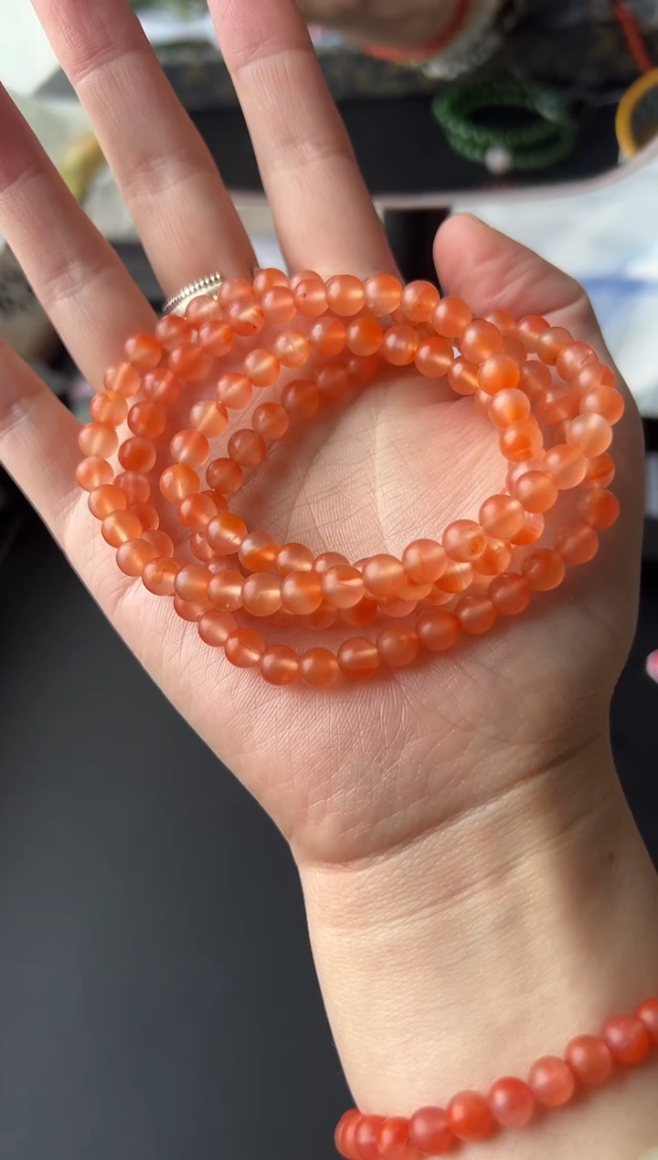 【闪购商品】南红玛瑙手串未镶嵌聚宝盆多圈