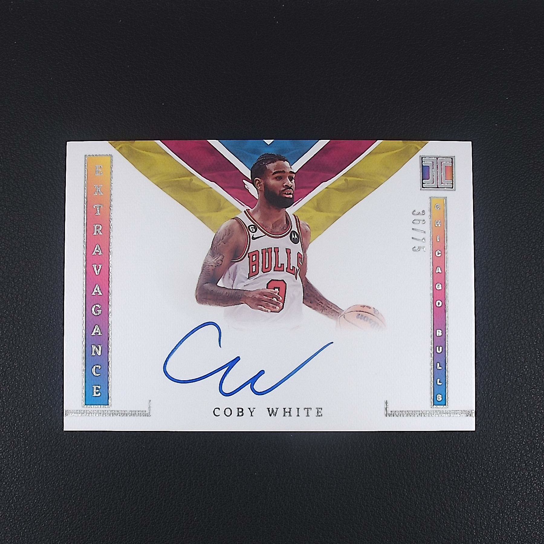 科比怀特 75编 小真金 帕尼尼NBA国宝手提签字球星卡