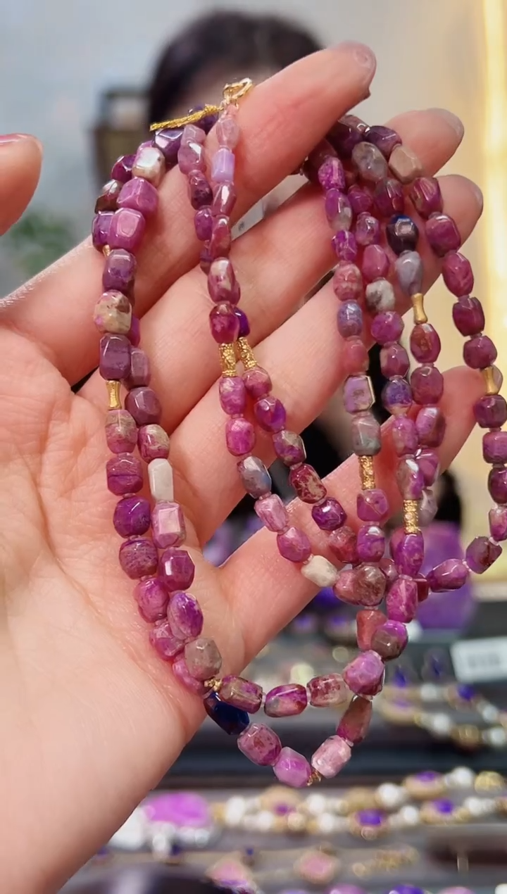 【闪购商品】苏纪石（舒俱来）项链18K金镶嵌多样性发其一