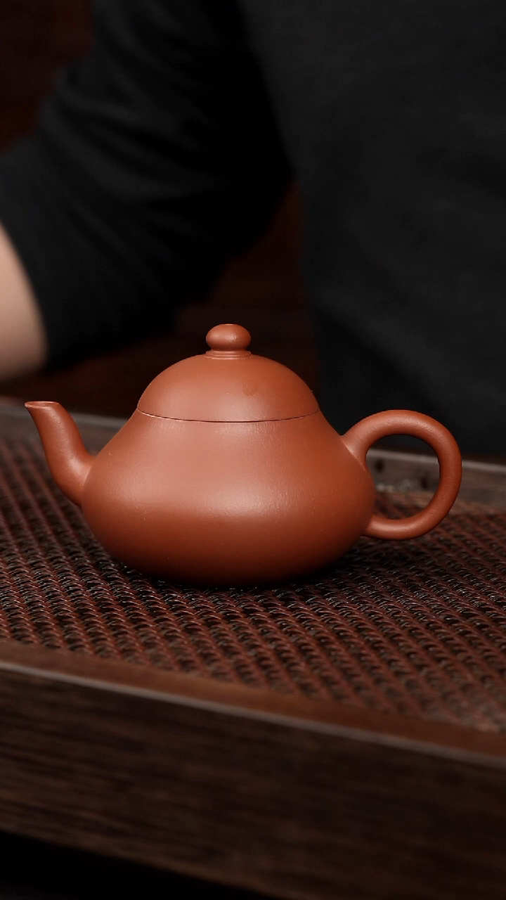 【闪购商品】紫砂茶壶朱泥矮梨
