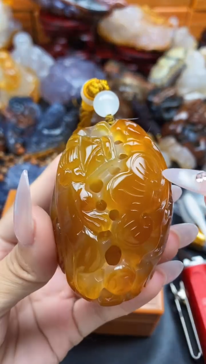 【闪购商品】玛瑙/玉髓颈饰未镶嵌ll