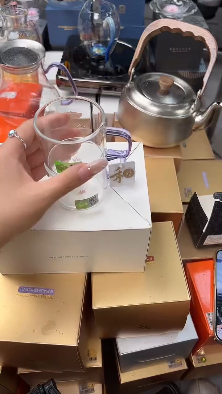 @@禾器晶彩清禾杯浅紫色2只