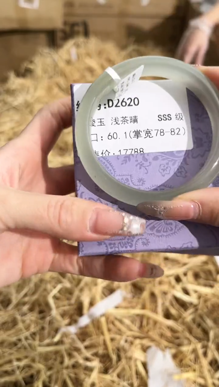 未镶嵌手镯石英质玉D2620
