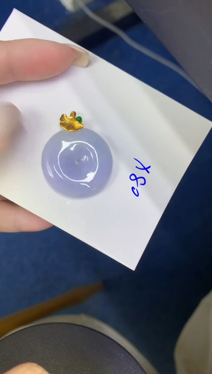 颈饰未镶嵌翡翠缅甸天然翡翠A货
