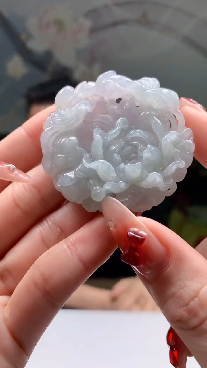 【闪购商品】定制翡翠未镶嵌1044ry-毛货挂件34