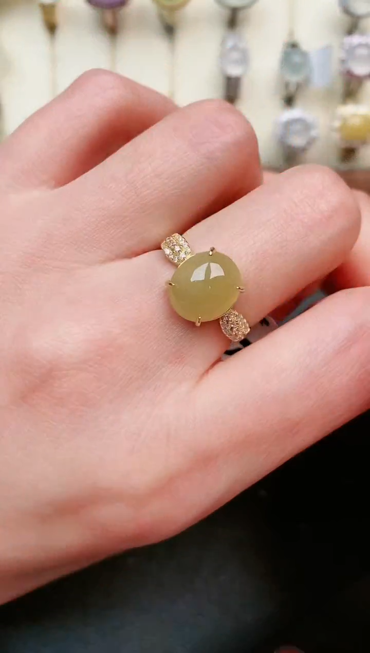 【闪购商品】翡翠戒指银S925镶嵌......