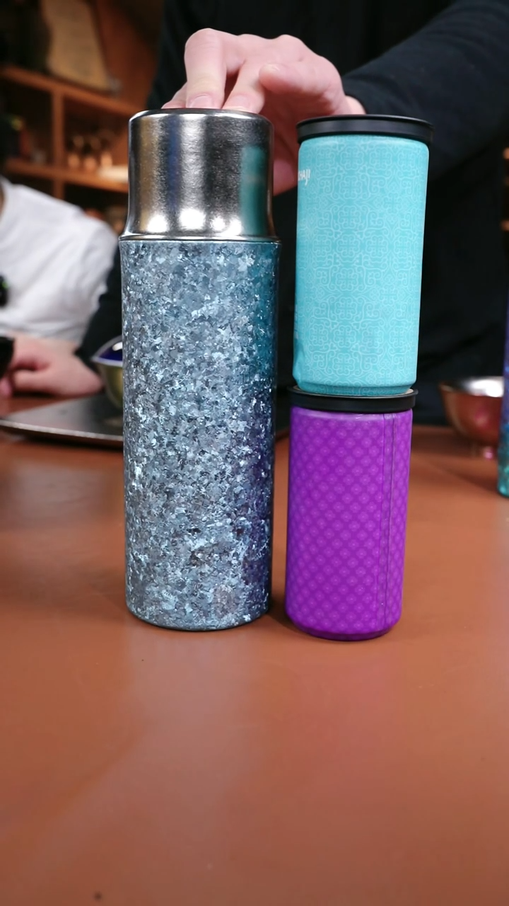 1晓宇粉丝福利 磁吸钛杯+古树金花堡x2 蓝色