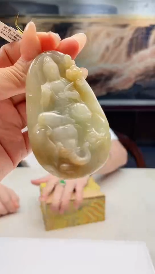 翡翠未镶嵌吊坠(不含链)龙219