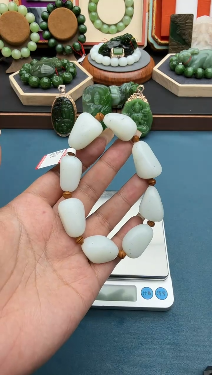 未镶嵌手串和田玉qh