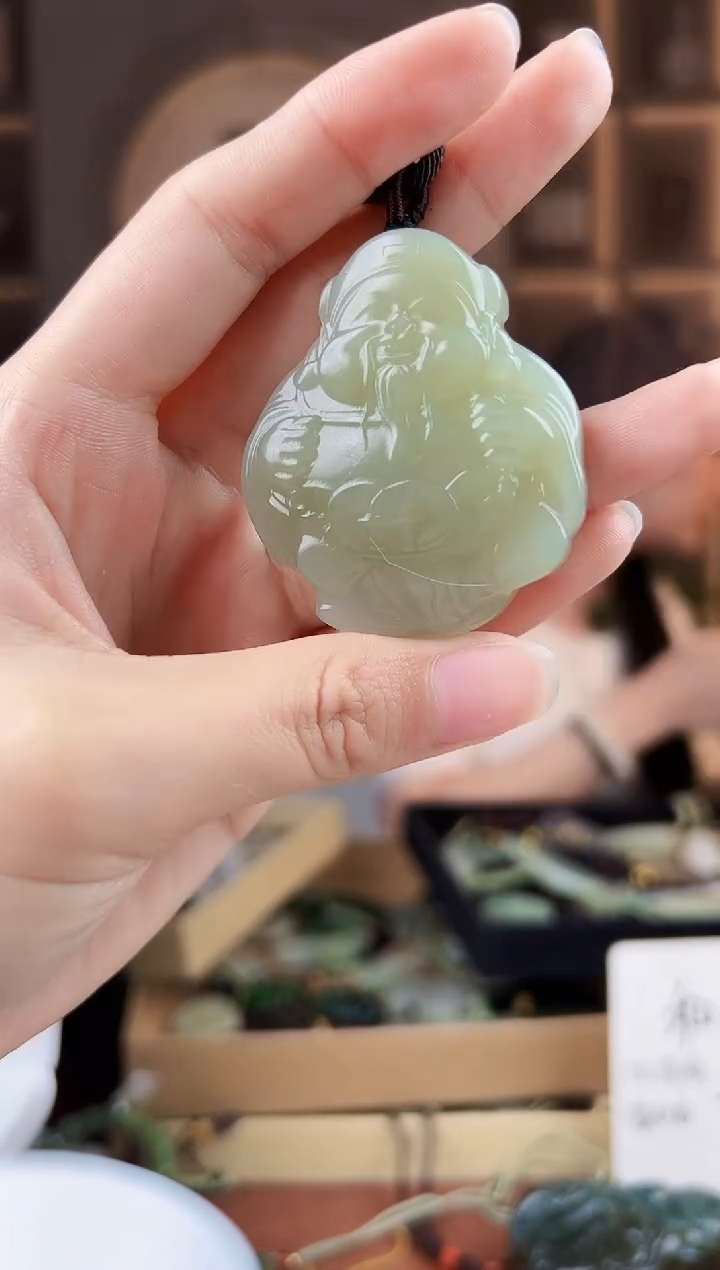 颈饰未镶嵌和田玉拍一发一，多样性发货