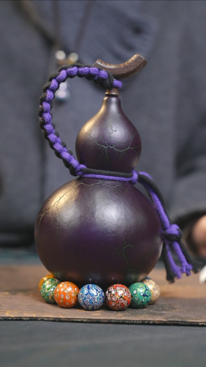 【闪购商品】YS290大漆酒葫芦不包手串及旋转底座