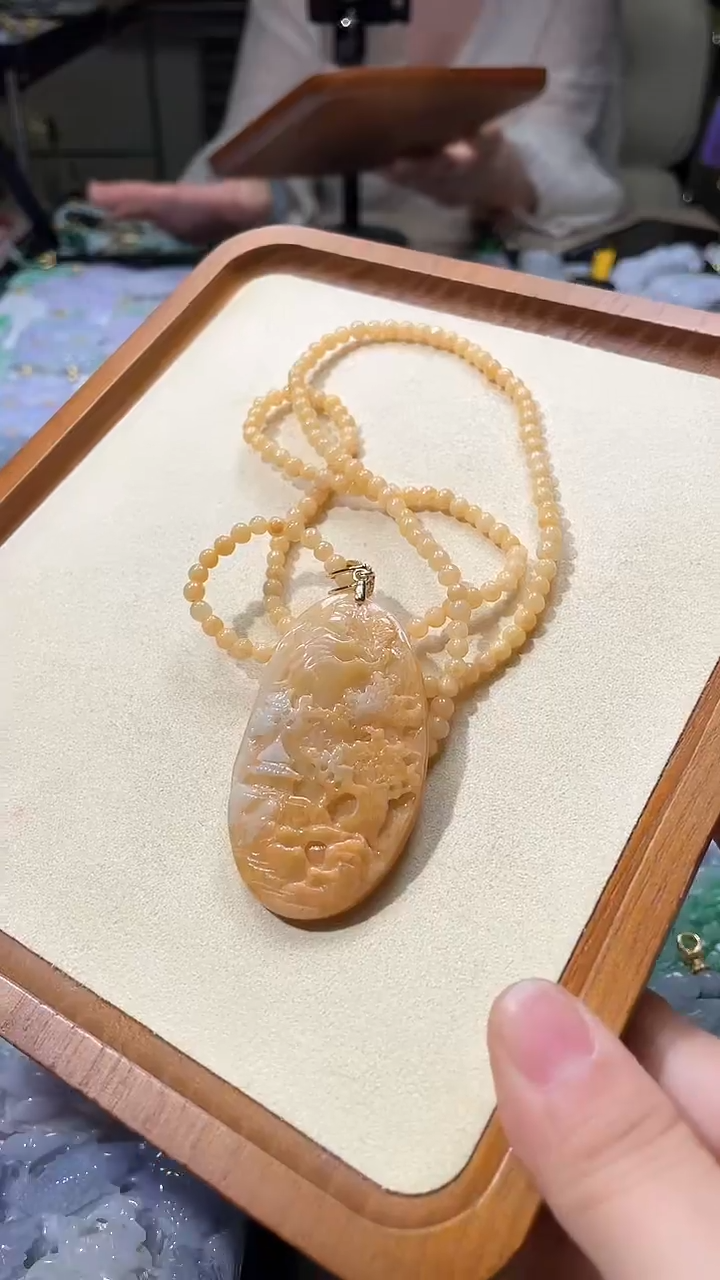 【闪购商品】翡翠颈饰未镶嵌吊坠