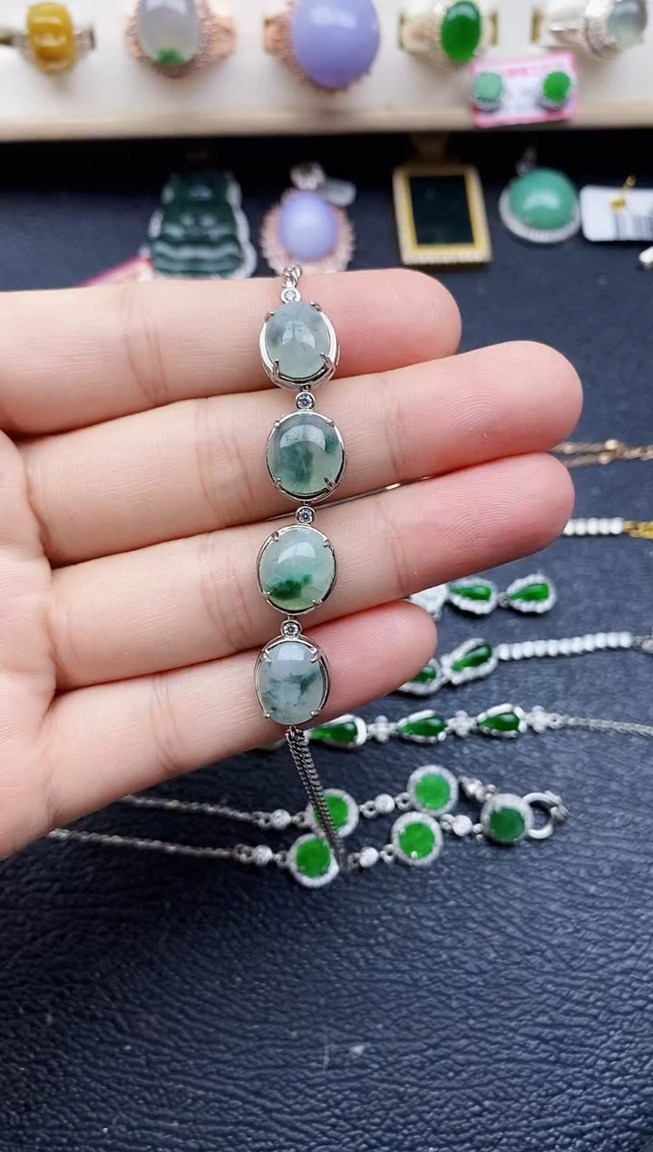 【闪购商品】翡翠戒指银S925镶嵌11111
