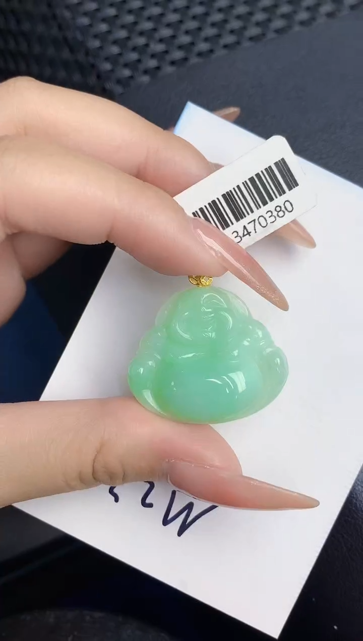 【闪购商品】翡翠颈饰18K金镶嵌000000000