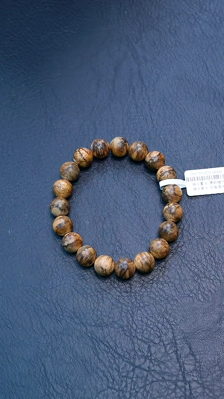 【闪购商品】沉香手串1.1老惠安虎斑纹单圈12克+
