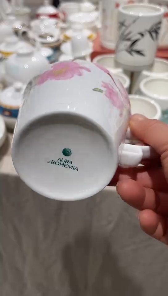 骨瓷杯子隆达骨瓷2个