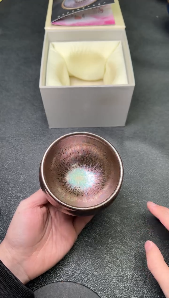 【闪购商品】茶盏5紫霞仙子茗瓷茶器