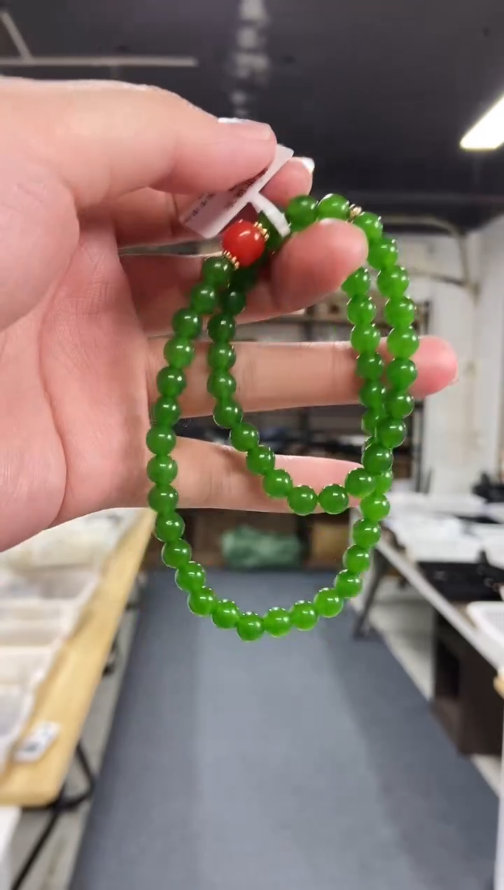 【闪购商品】和田玉手串未镶嵌多样性发其一颜色微差