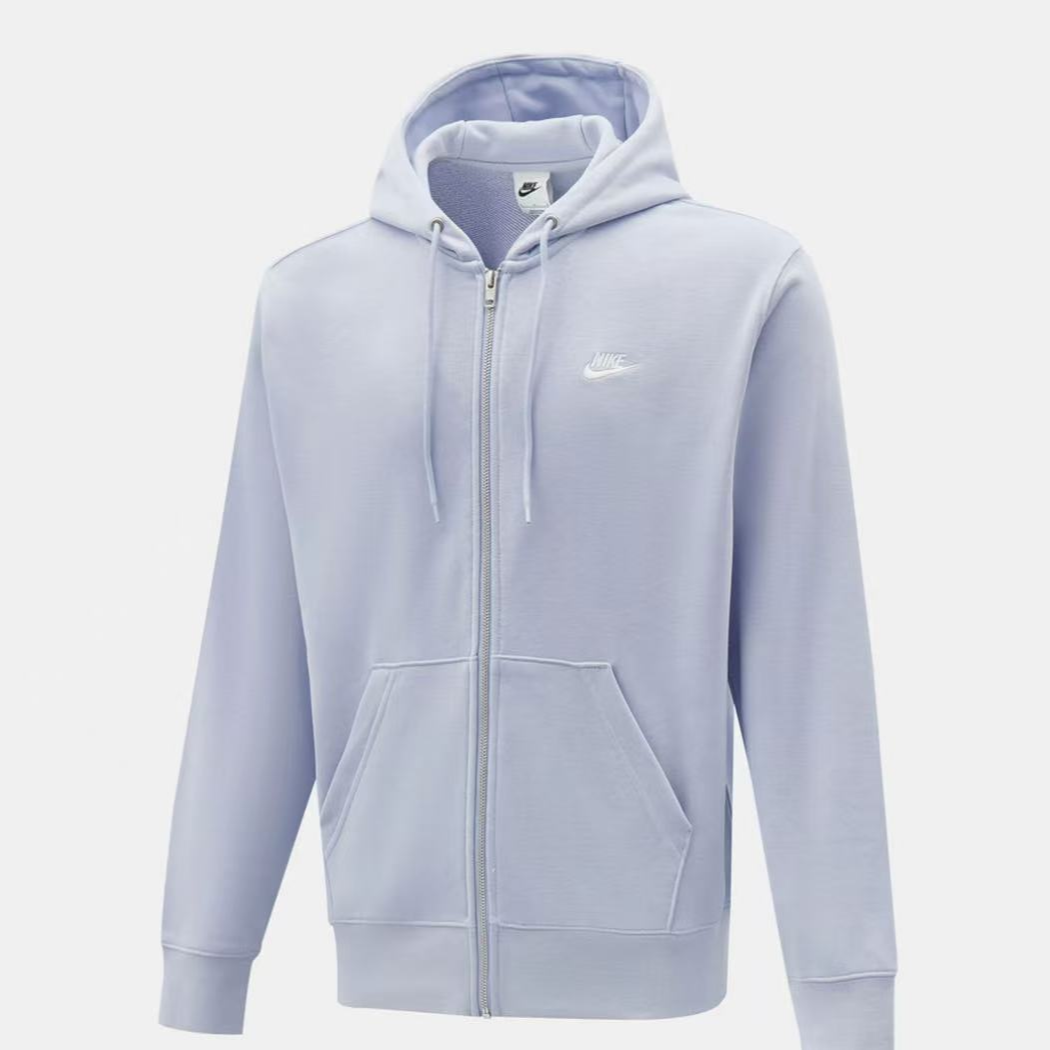 【滔搏联动】双旦礼NIKE男子CLUB FT HOODIE针织连帽外套FN3885-057