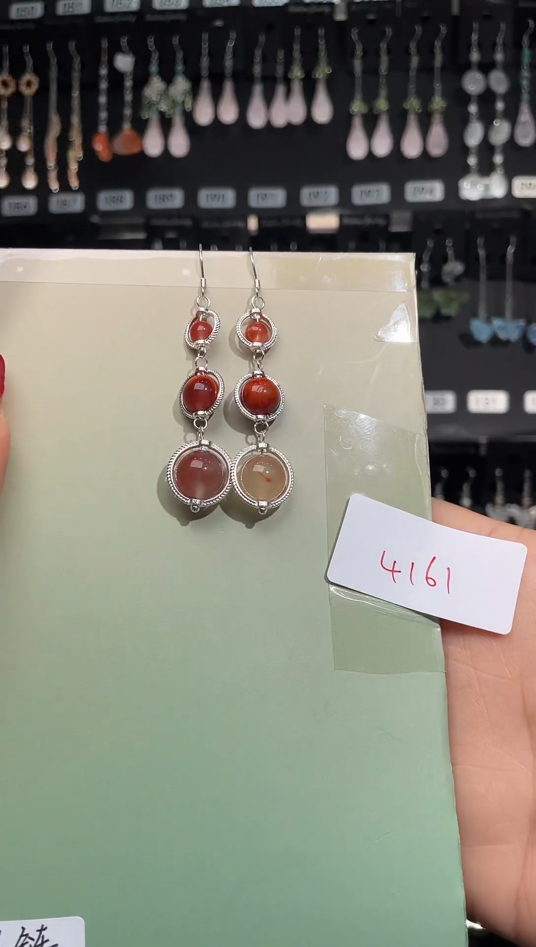 【闪购商品】紫晶耳饰银S925镶嵌喜欢拍