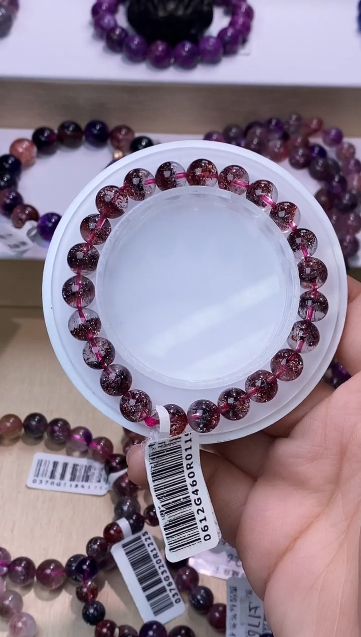 【闪购商品】水晶手链未镶嵌金草莓超七8m+