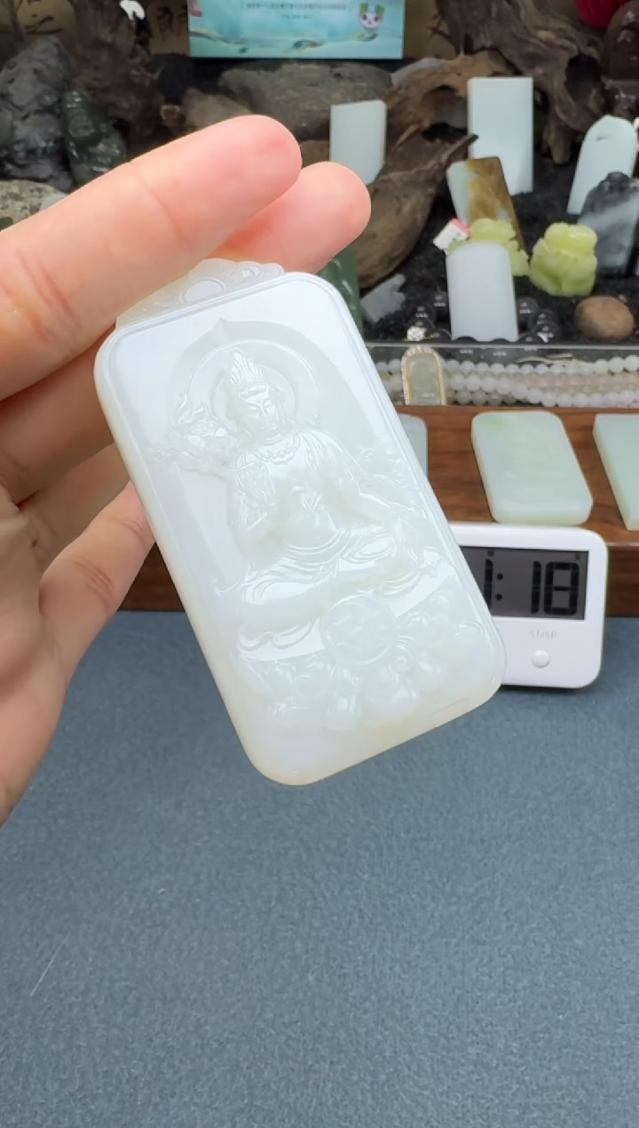 【闪购商品】和田玉颈饰未镶嵌开心