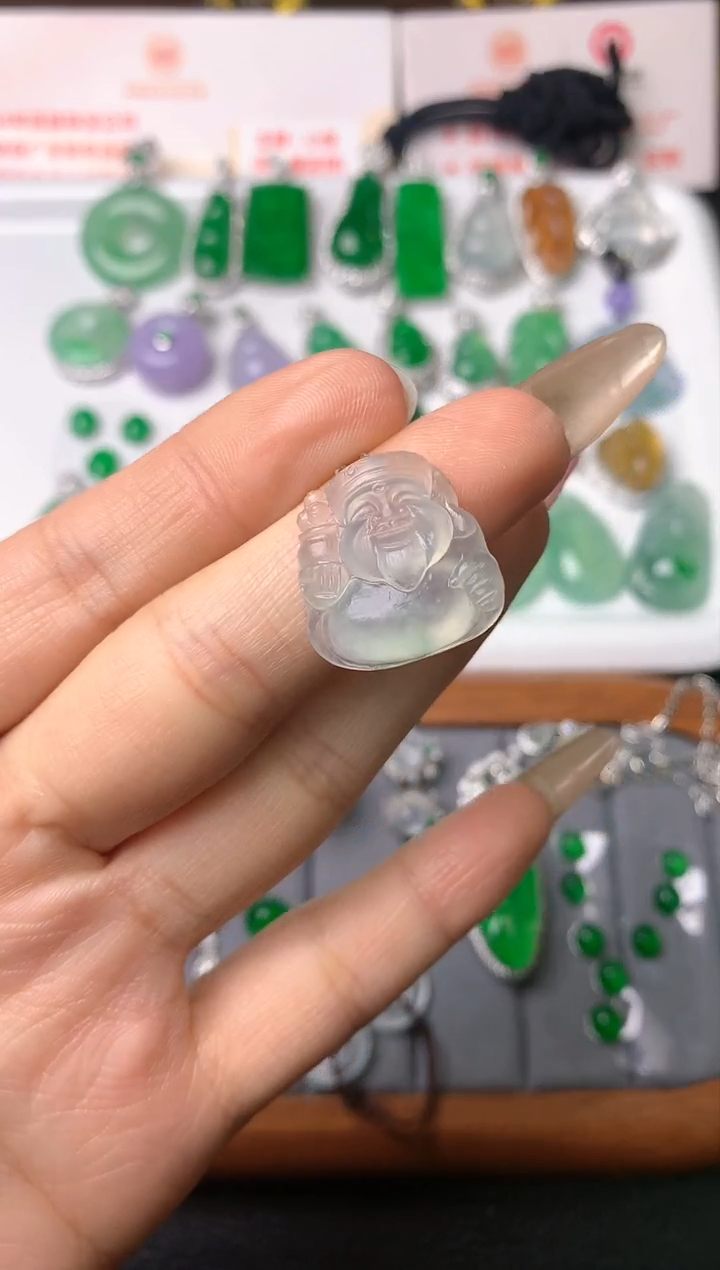 【闪购商品】定制翡翠未镶嵌裸石毛货抛光