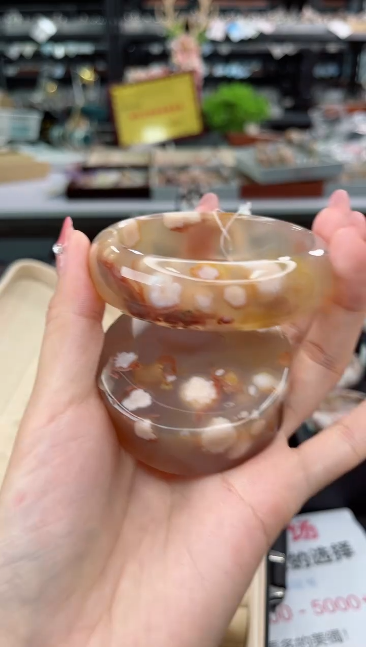 【闪购商品】石英质玉手镯未镶嵌57圈口（赠品镯心）3570166