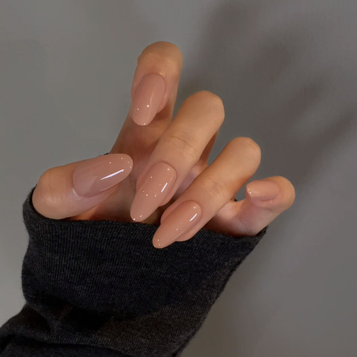 [ 肉桂 ] 一尔 秋冬实色 简约高级纯手工穿戴甲