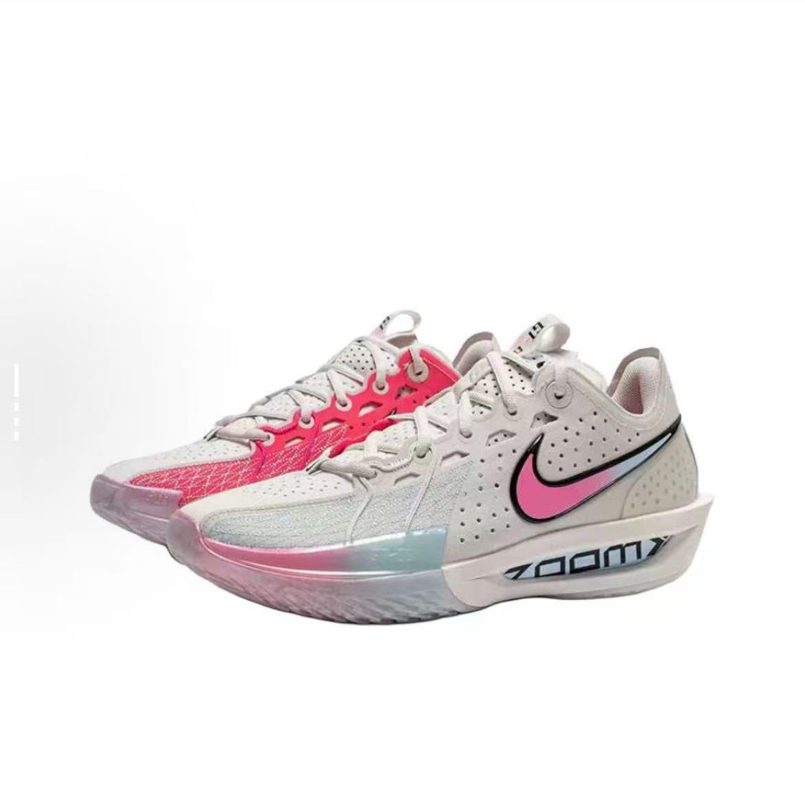 【西安利和体育正品保证】NIKE GT CUT3粉蓝渐变男篮球鞋DV2918-007