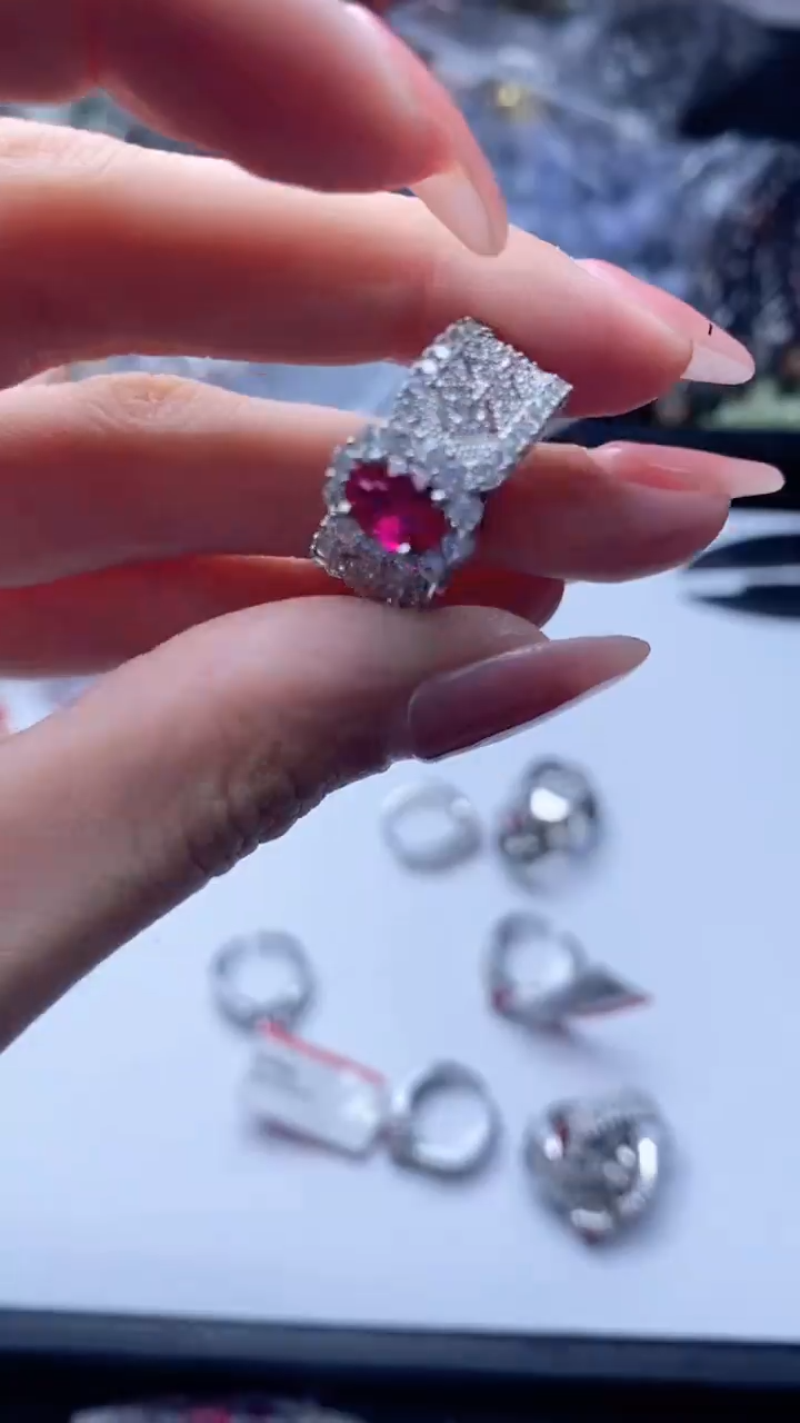 石英质玉未镶嵌颈饰124  戒指