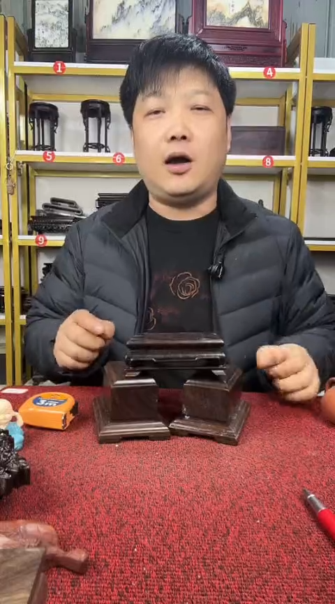 木孙*瑕疵款非洲黑檀底座*3个