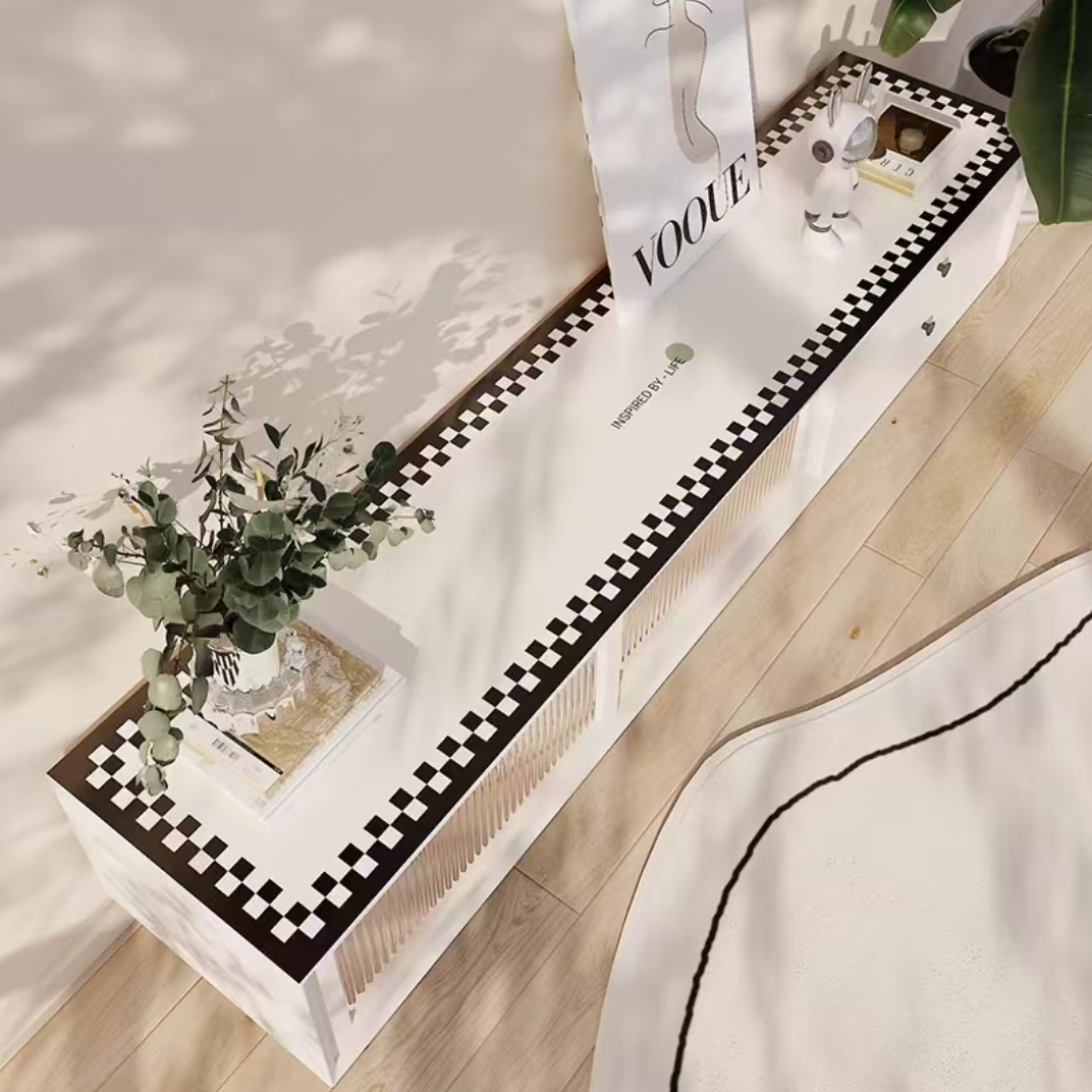 玄关柜桌垫高级感皮革防水防油免洗餐边电视柜茶几台面皮革保护垫