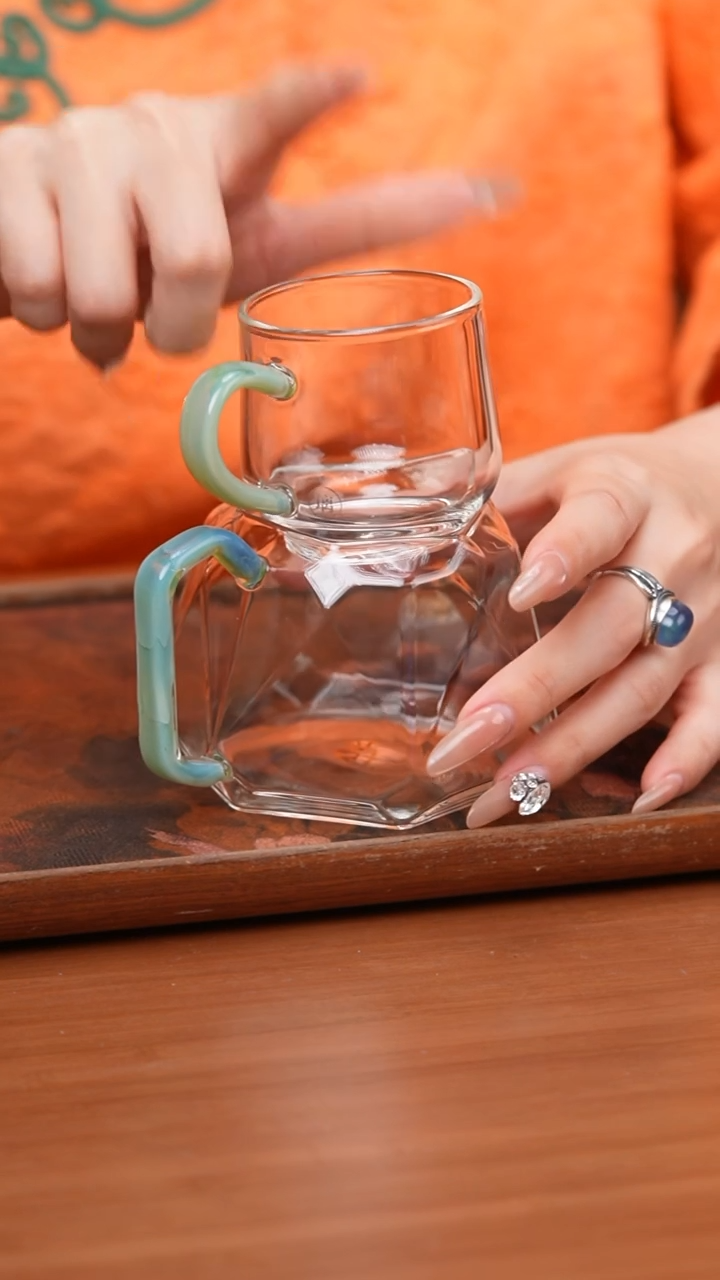 【闪购商品】禾器/璀璨茶海/青玉色+璃享水月杯青玉