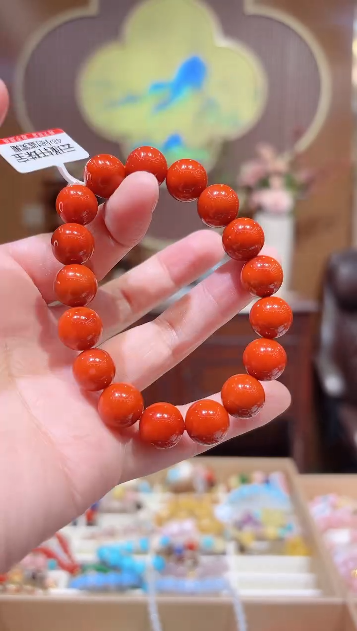 【闪购商品】南红玛瑙手串未镶嵌设计款珠串
