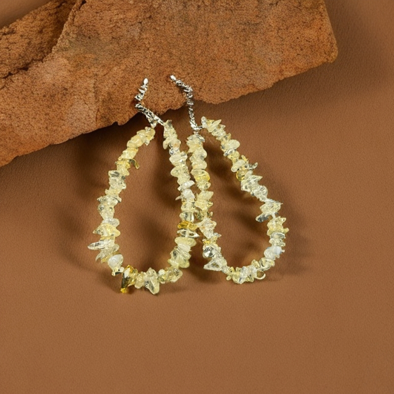 随形黄水晶手串C01-27赠礼盒（多样性发一）