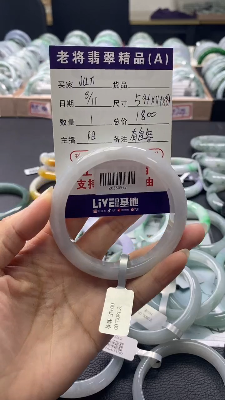翡翠手镯未镶嵌J*n/20256527