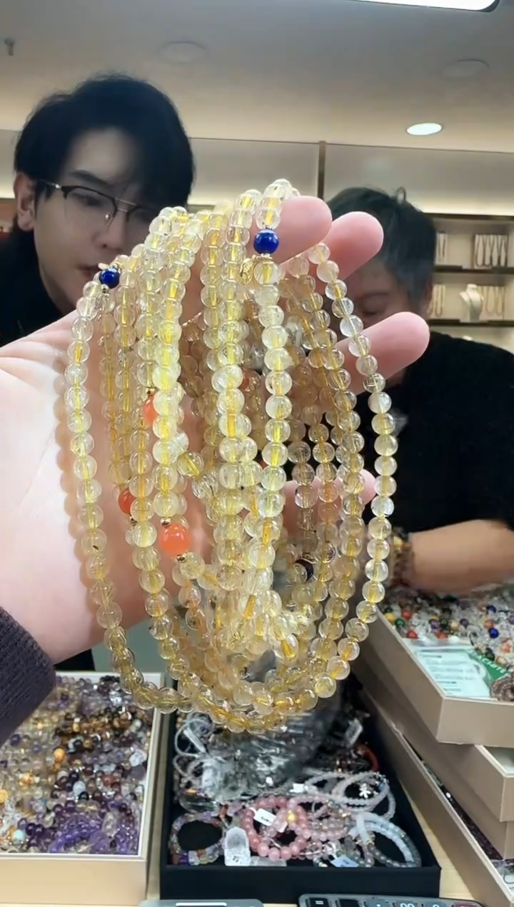 【闪购商品】水晶多圈手串多样性发一件银S925镶嵌 