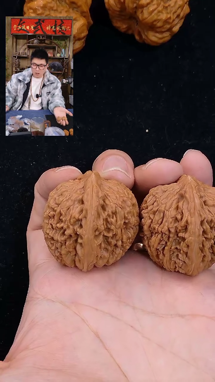 【闪购商品】文玩核桃吊坠38虎头