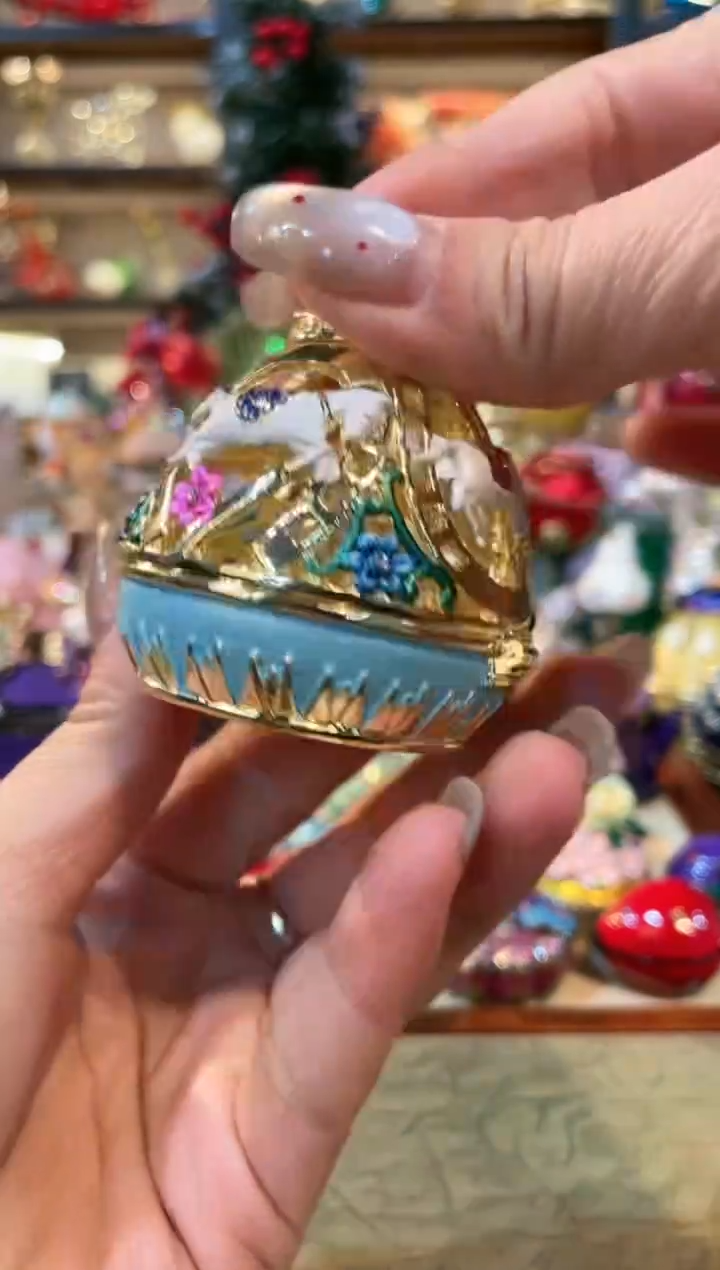 【闪购商品】 珐琅彩精致首饰盒