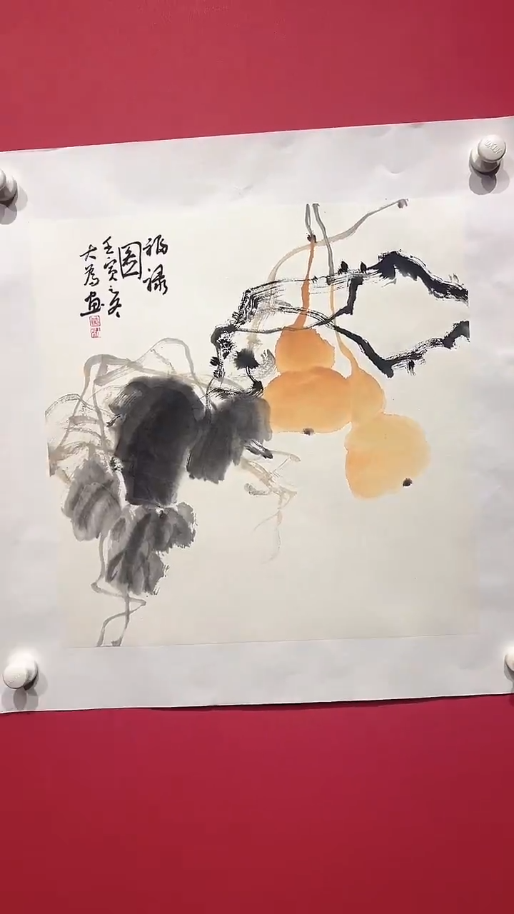 国画黄大为-2平尺-国画