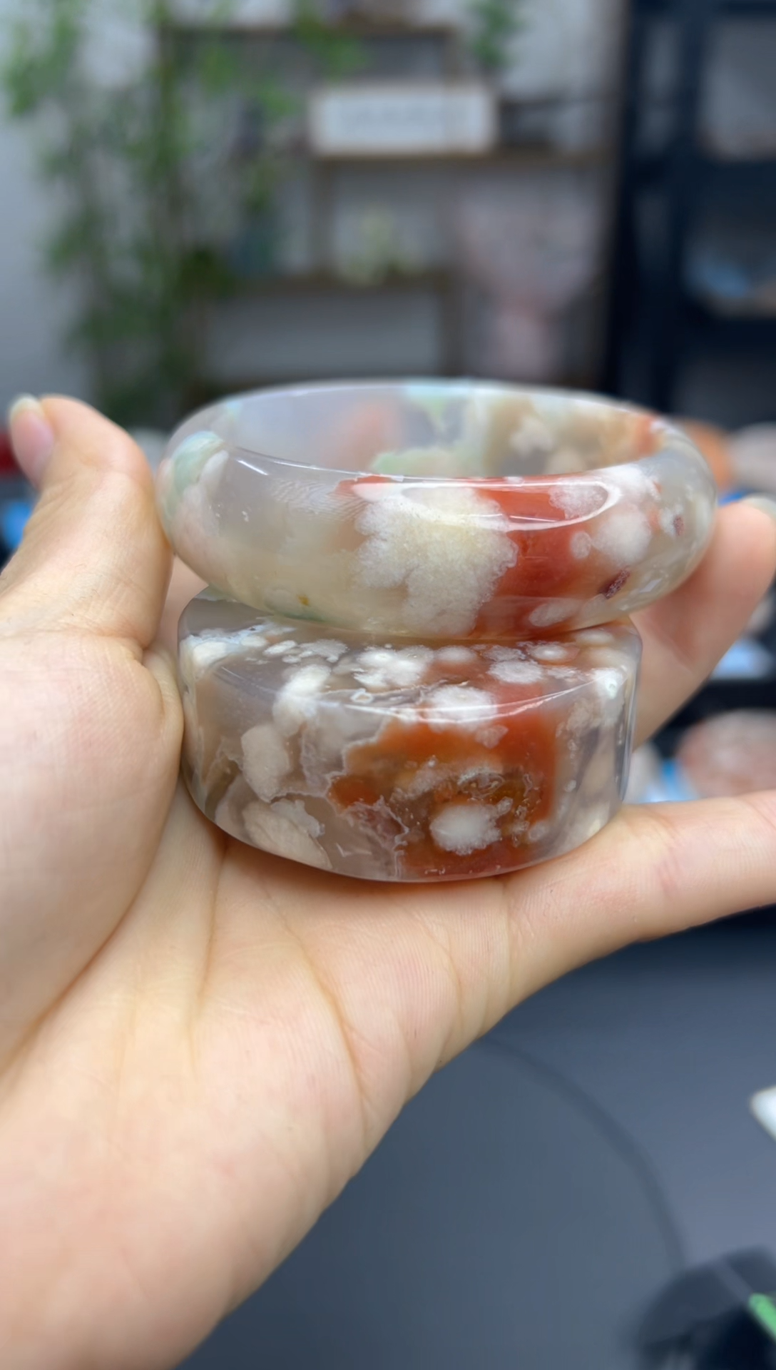 【闪购商品】石英质玉手镯未镶嵌A172(57圈赠送镯心)