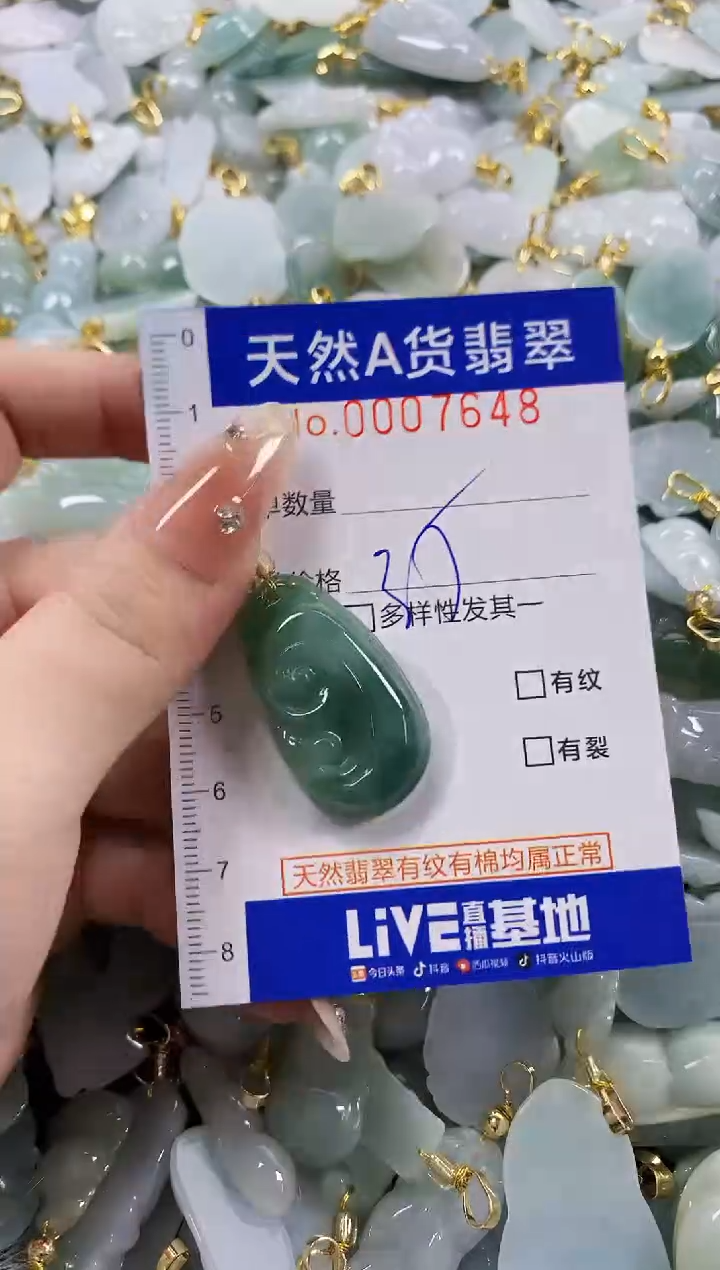 颈饰未镶嵌翡翠天然A货翡翠