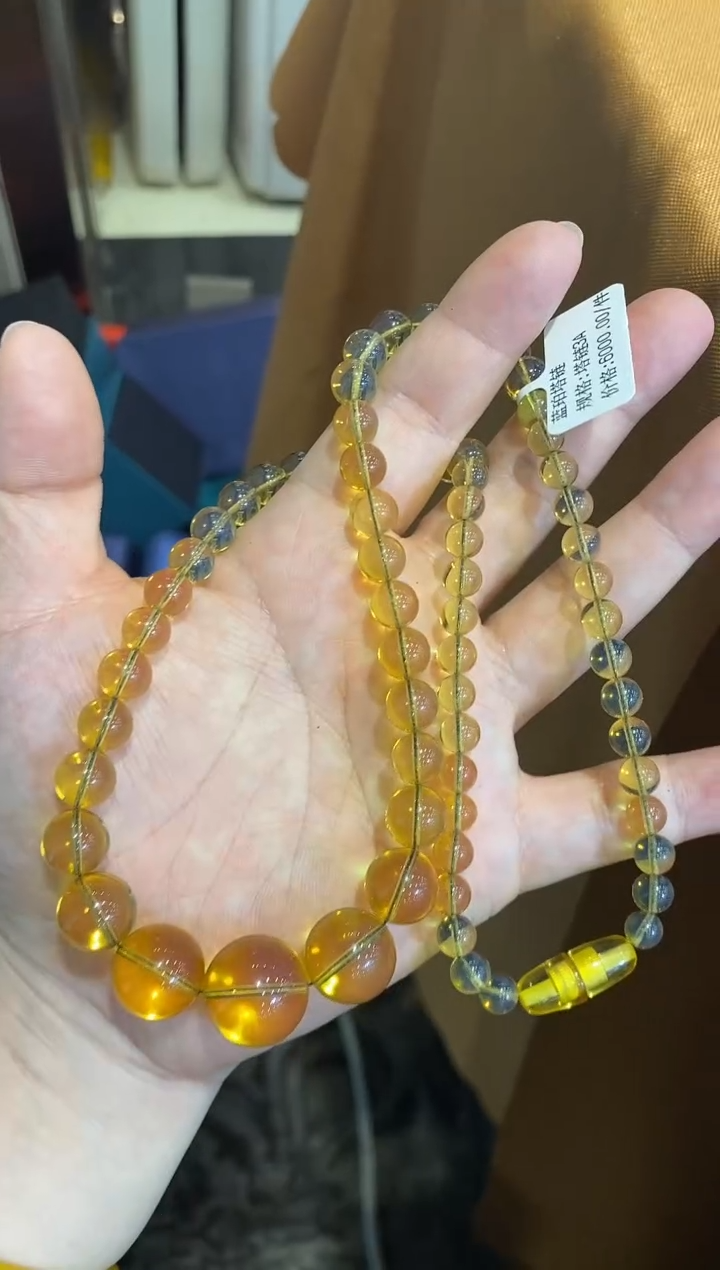 【闪购商品】琥珀颈饰未镶嵌LP07琥珀蜜蜡