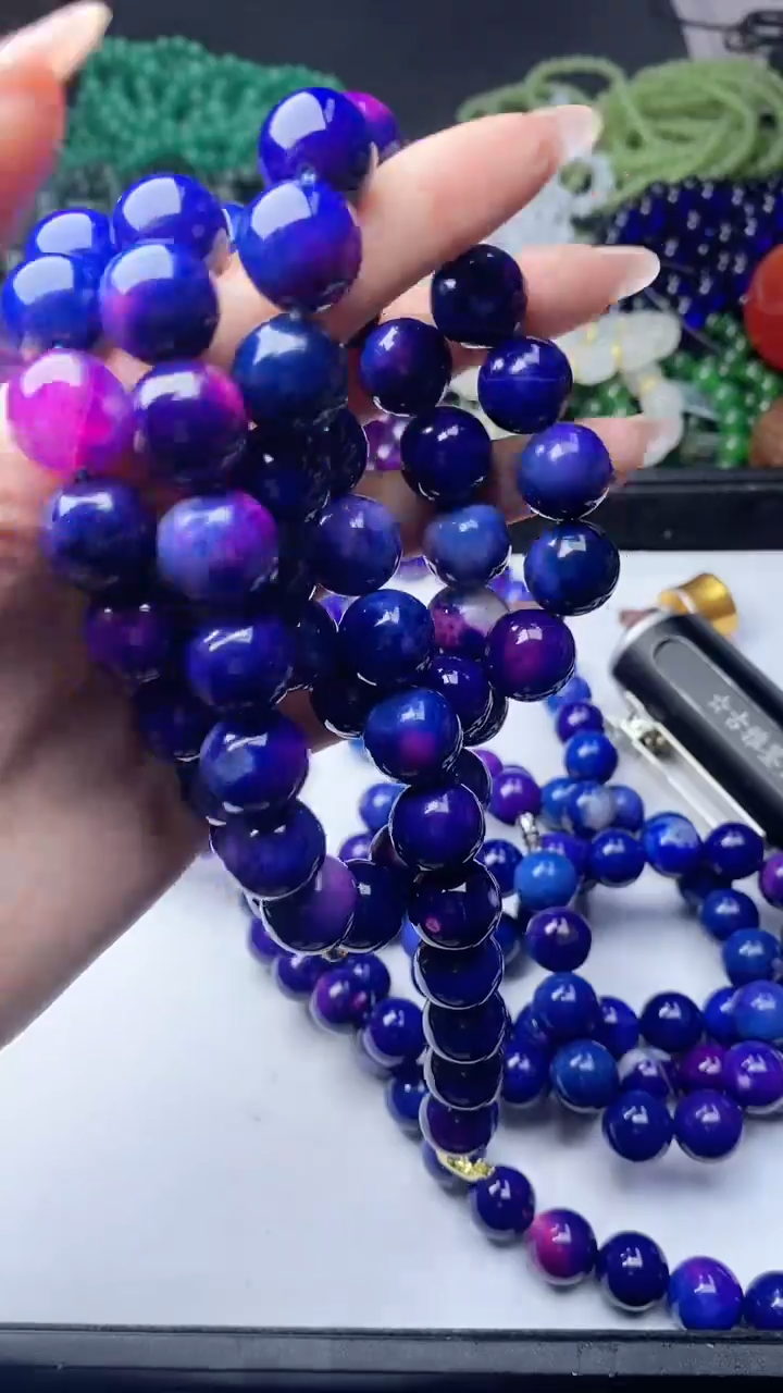 玛瑙/玉髓颈饰未镶嵌123套装